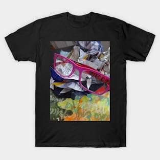 A pair of abstract glasses and nothing else T-Shirt